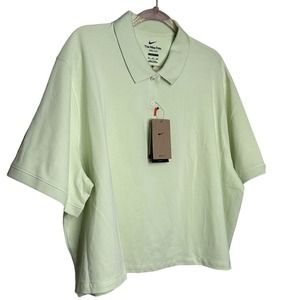 Nike Women's Dri-Fit Golf Polo Shirt Spring Green XXL NWT